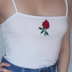 Brandy Melville Rose Embodied Tank Top